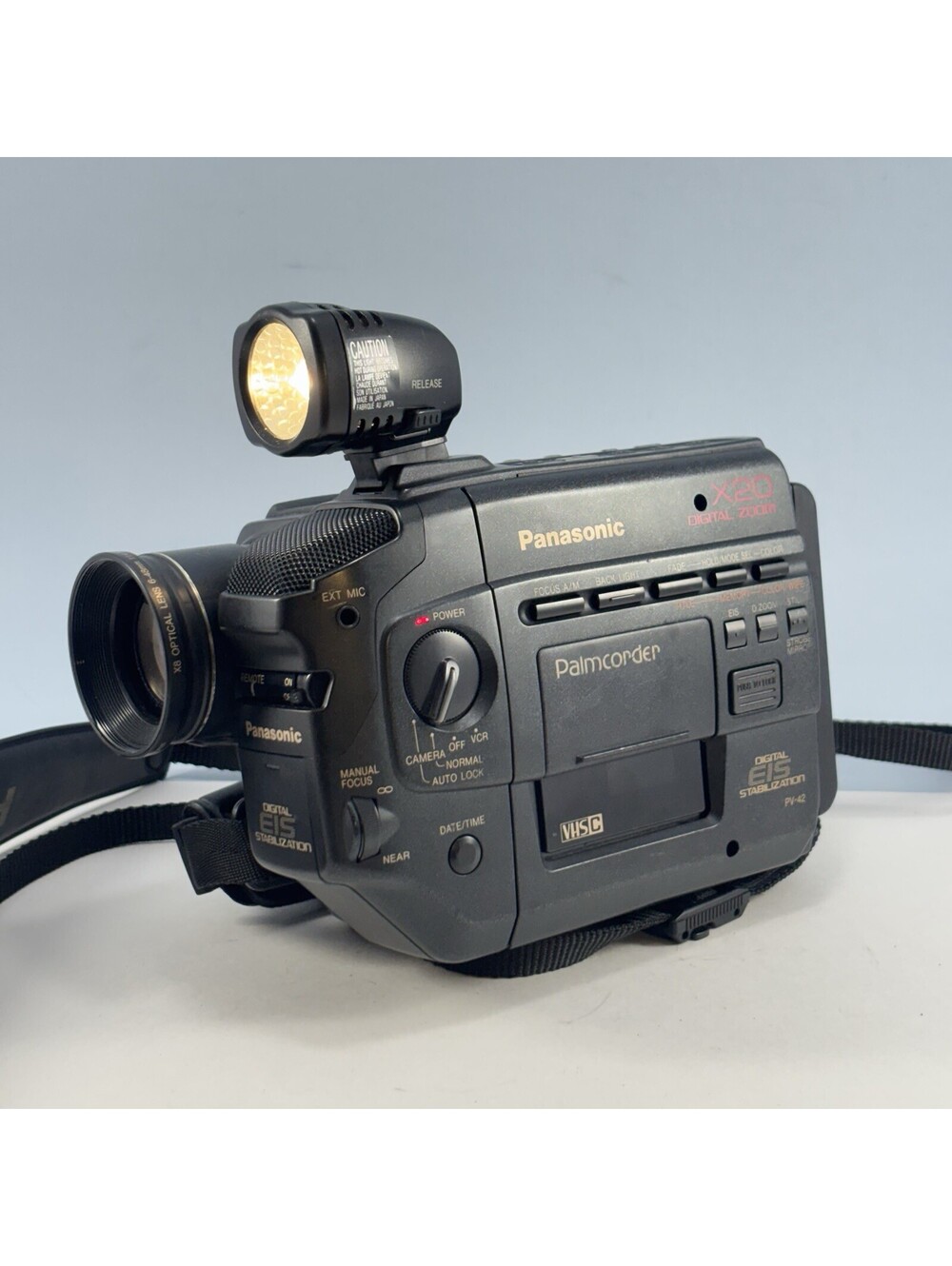 Vintage 1992 Panasonic Palmcorder PV-42 VHS-C VTG Camcorder Tested - NO BATTERY